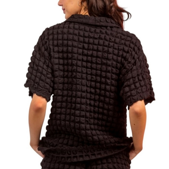 Women's Black Quilted Puffy 3-D Set Size M Will Fit L/XL Also - Picture 2 of 2